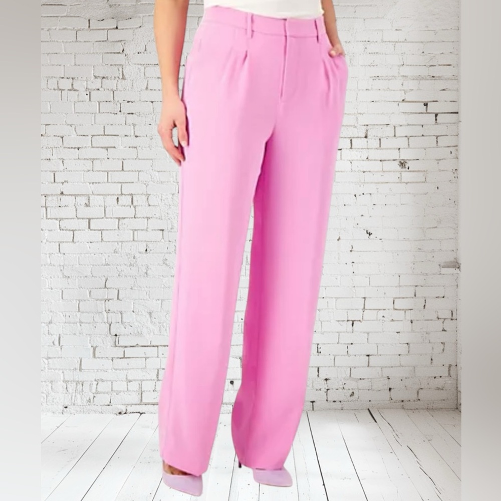 Candace Cameron Bure Darted Straight Pants 24WP NWT | Sleek Curve‑Friendly Fit - Picture 3 of 6